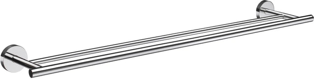 HOME Double Towel Rail in Polished Chrome. Length 648 mm. HK3364
