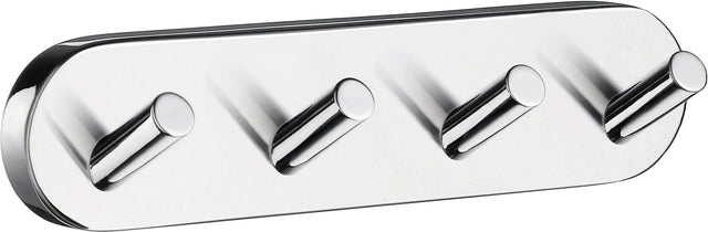 HOME Quadruple Hook in Polished Chrome, Length 178 mm HK359