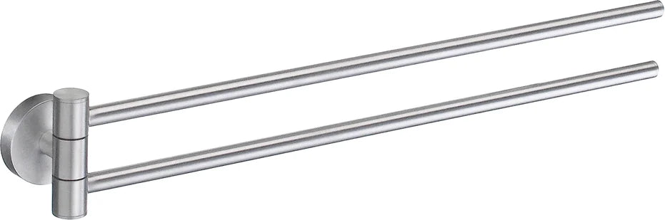 HOME Swing Arm Towel Rail in Brushed Chrome HS326