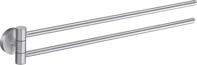 HOME Swing Arm Towel Rail in Brushed Chrome HS326