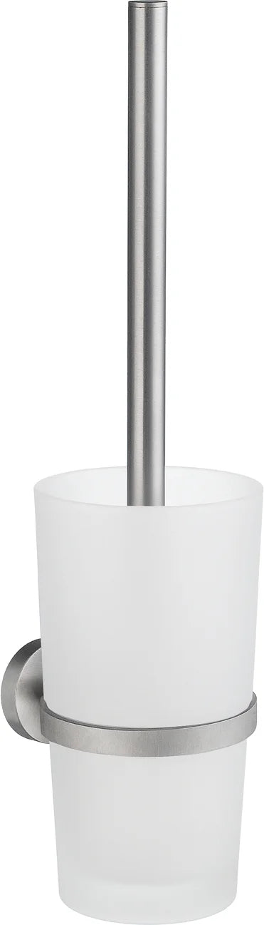 HOME Toilet Brush in Brushed Chrome wall mounted HS333