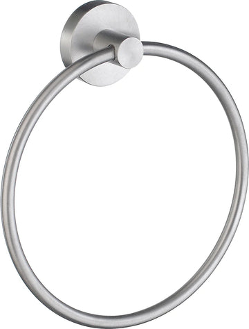 HOME Towel Ring in Brushed Chrome HS344