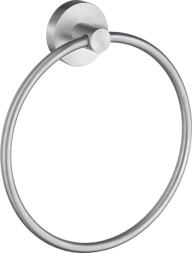 HOME Towel Ring in Brushed Chrome HS344