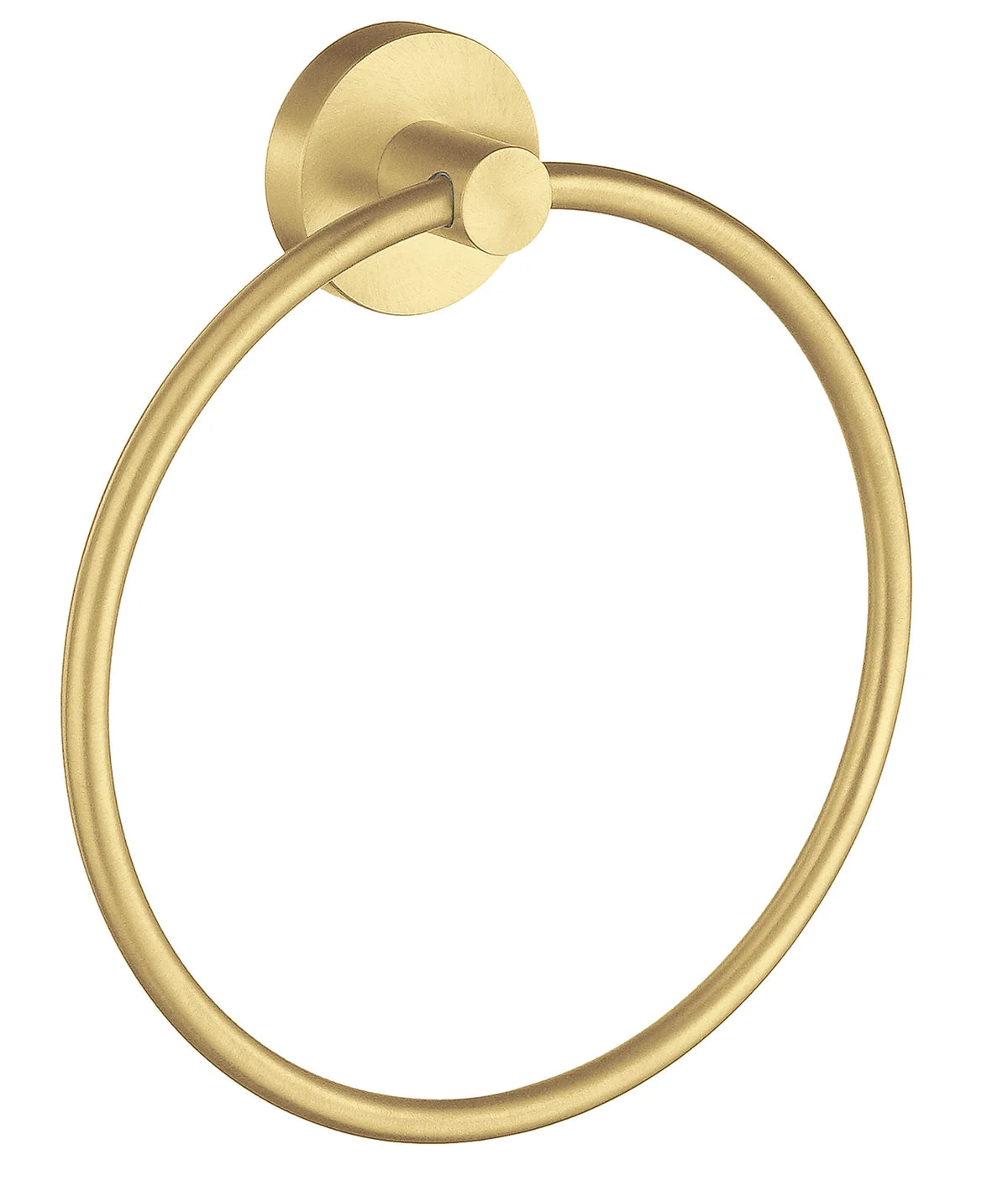 Home Towel Ring Brushed Brass HV344