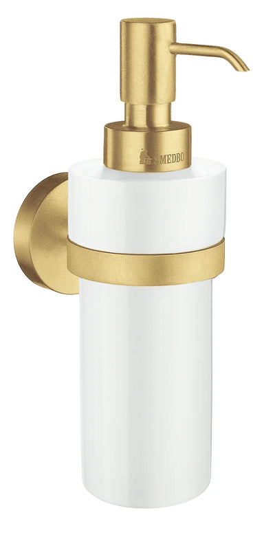 Home Soap Dispenser Br Brass/Porcelain HV369P
