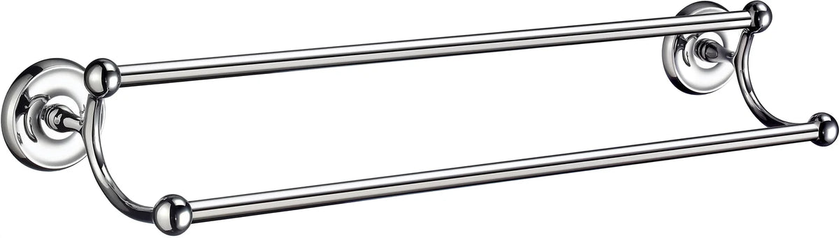 VILLA Double Towel Rail in Polished Chrome K2364