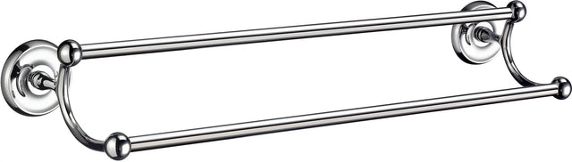 VILLA Double Towel Rail in Polished Chrome K2364