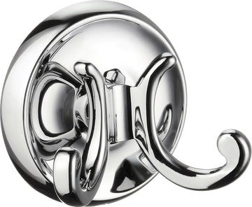 VILLA Double Towel Hook in Polished Chrome K256