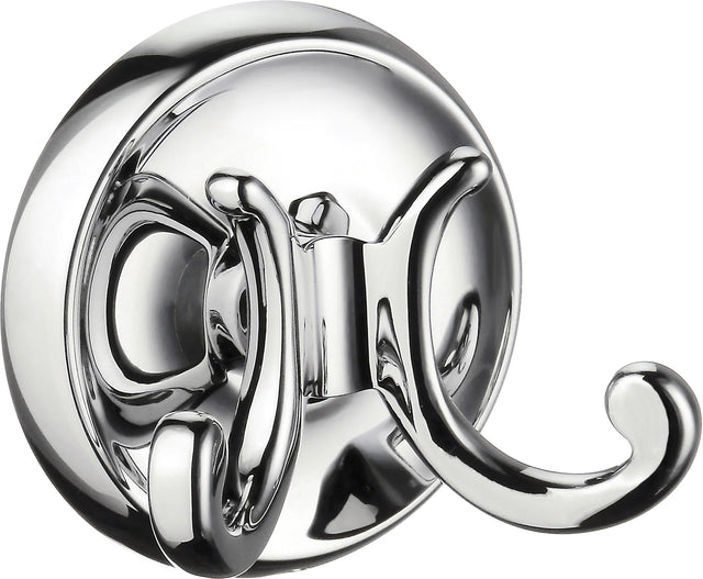 VILLA Double Towel Hook in Polished Chrome K256