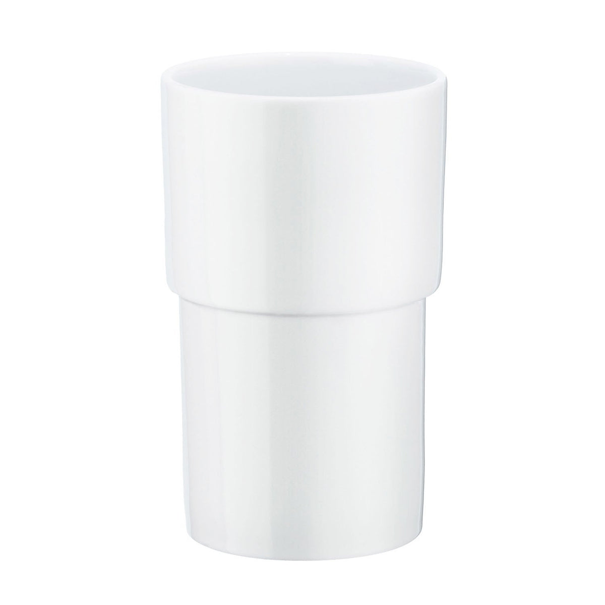 Xtra Porcelain Container Toilet Brush Container In White Porcelain O334
