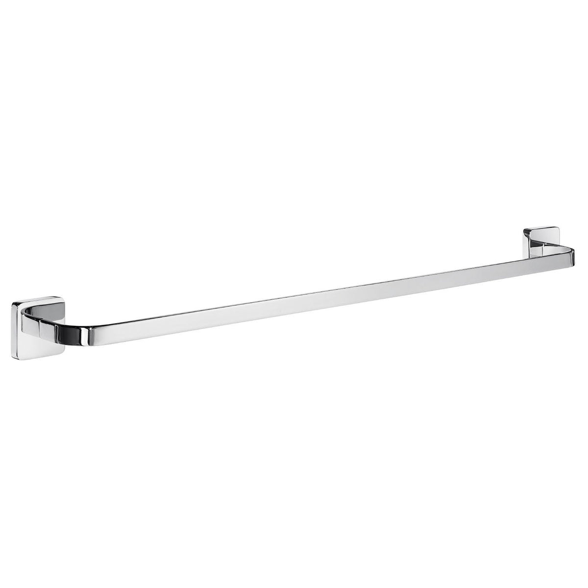 Ice Single Towel Rail In Polished Chrome OK3464