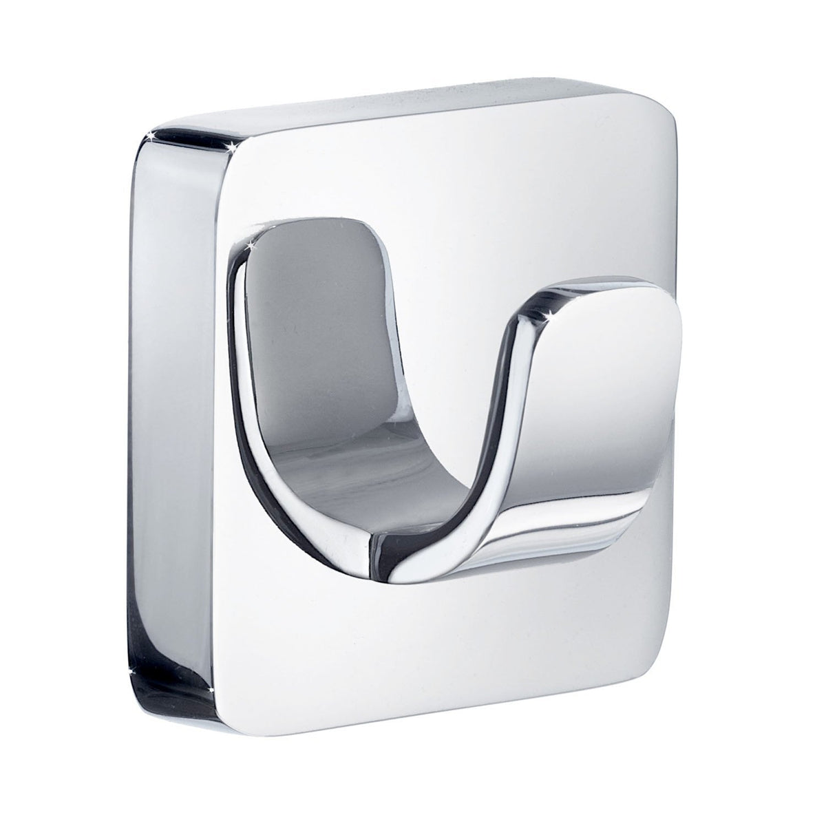 Ice Single Towel Hook In Polished Chrome OK355