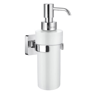 Ice Porcelin Soap Dispenser In Polished Chrome OK369P