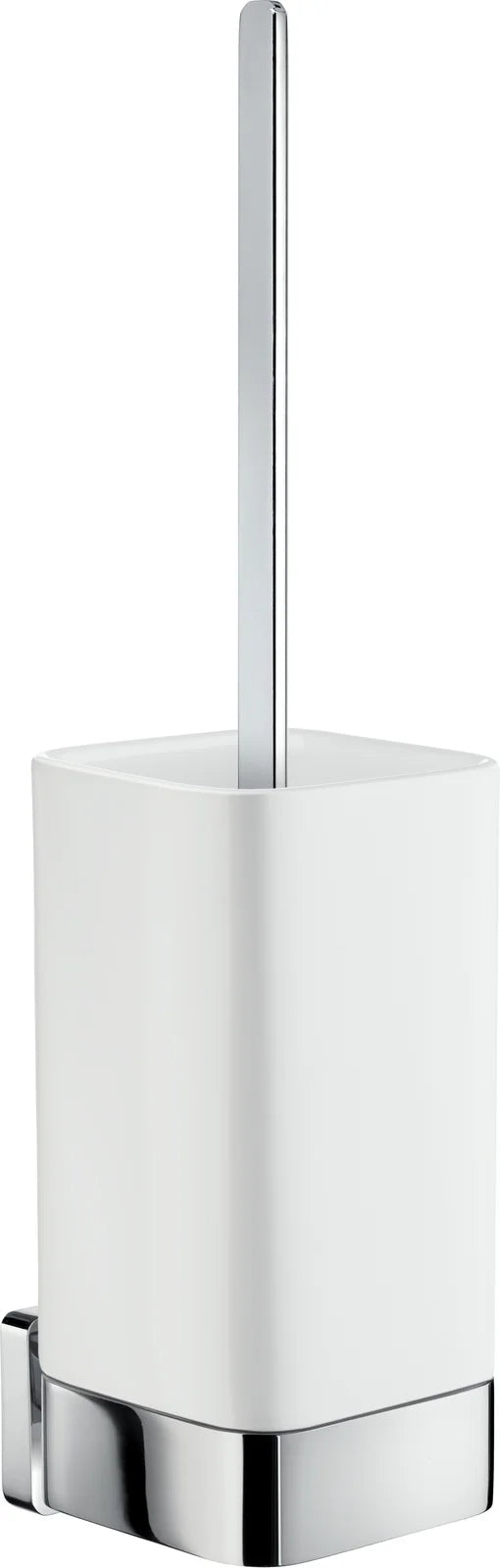 ICE Toilet Brush incl. Container, Polished chrome with container in porcelain OK433P