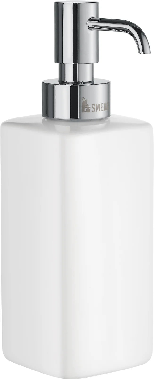 ICE Soap Dispenser, Free Standing, Porcelain with Pumphead in Polished chrome OK470P
