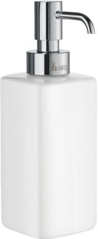 ICE Soap Dispenser, Free Standing, Porcelain with Pumphead in Polished chrome OK470P
