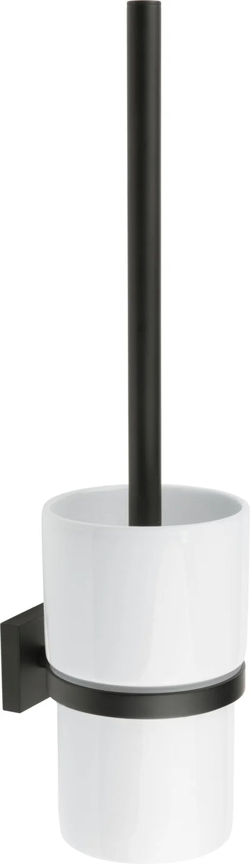 HOUSE Toilet Brush, Black/White Porcelain RB333P