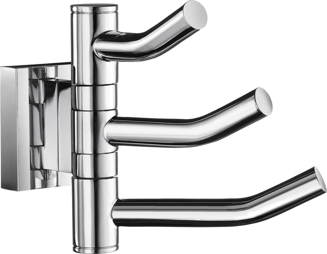 HOUSE Triple Hook, Swing arm, Polished Chrome RK327