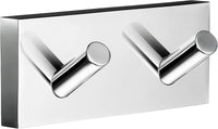 HOUSE Double Towel Hook in Polished Chrome RK356