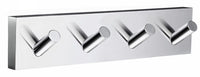 HOUSE Quadruple Hook in Polished Chrome RK359