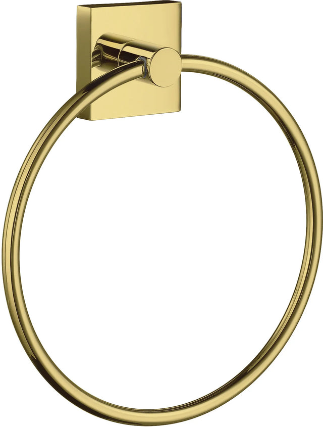 HOUSE Towel Ring in Polished Brass, Diameter 170 mm RV344