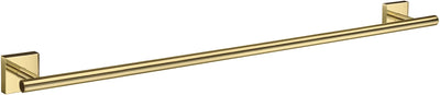 House Single Towel Rail in Polished Brass, Length 648 mm RV3464