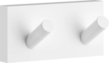 HOUSE Double Towel Hook, Matte White, Length 90 mm RX356