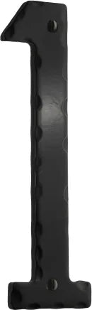 Decorative wrought iron 6'' house numeral 1 S021