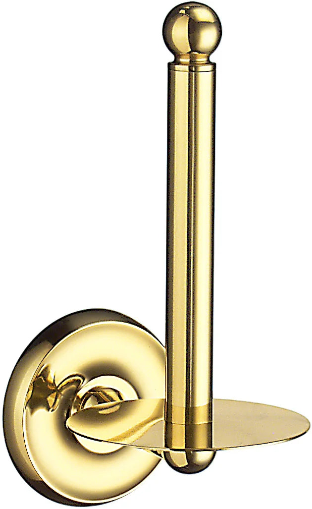VILLA Spare Toilet Roll Holder in Polished Brass V220