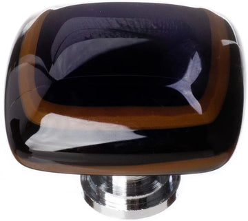 Stratum Woodland & Black Knob with Polished Chrome Base K-101-PC