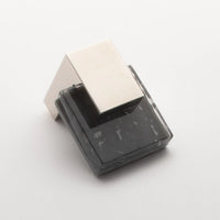 Affinity Slate Grey Knob with Polished Nickel Base K-1202-PN