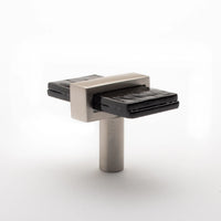 Adjustable Black Knob with Satin Nickel Base K-1903-SN