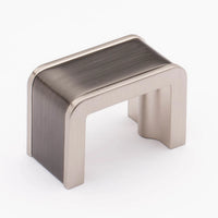Fusion Knob Gunmetal with Satin Nickel K-2000-G-SN
