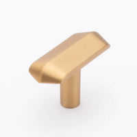 Eternity T-knob in Satin Brass K-2003-SB