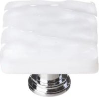 Glacier White Knob with Base K-212