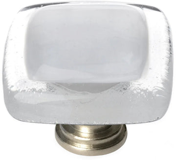 Reflective Blue-grey Knob with Satin Nickel Base K-710-SN