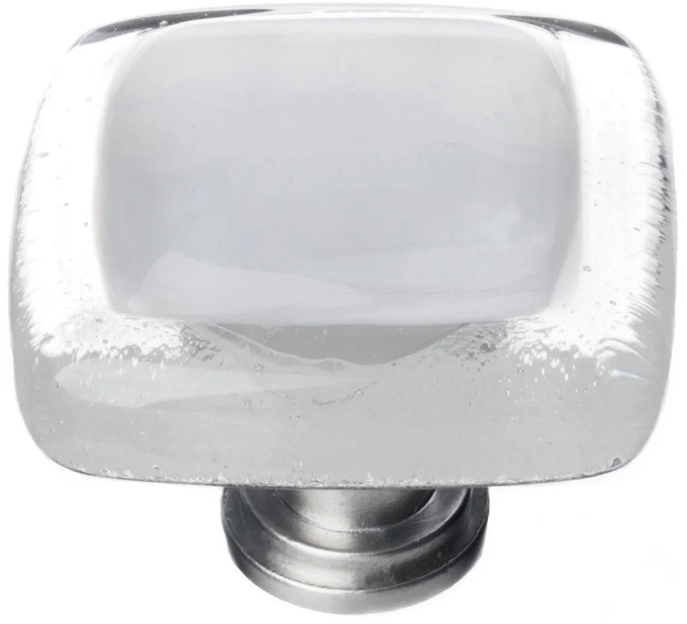 Reflective Blue-grey Knob with Polished Chrome Base K-710-PC
