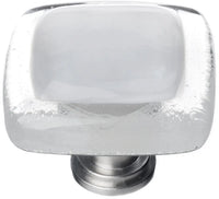 Reflective Blue-grey Knob with Polished Chrome Base K-710-PC