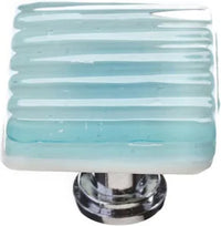 Texture Reed Light Aqua Knob with Base K-801