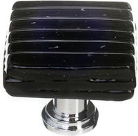 Texture Reed Black Knob with Base K-802