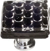 Texture Honeycomb Black Knob with Base K-902