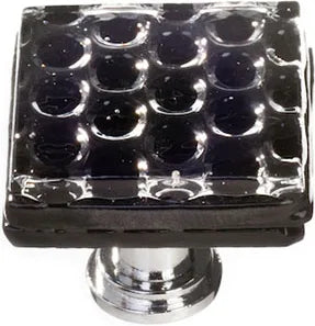 Texture Honeycomb Black Knob with Base K-902