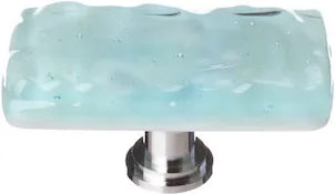 Glacier Light Aqua Long Knob with Base LK-208