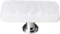 Glacier White Long Knob with Base LK-212