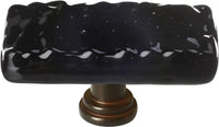 Glacier Black Long Knob with Base LK-213