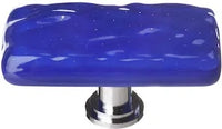 Glacier Deep Cobalt Blue Long Knob with Base LK-221