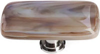 Cirrus White with Brown Long Knob with Base LK-305