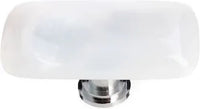 Cirrus White Long Knob with Base LK-400
