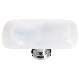 Cirrus White Long Knob with Base LK-400