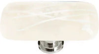 Cirrus Vanilla & White Mardi Gras Long Knob with Base LK-500
